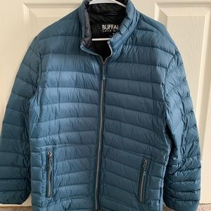 Buffalo Men's Down Puffer Jacket Blue XL
